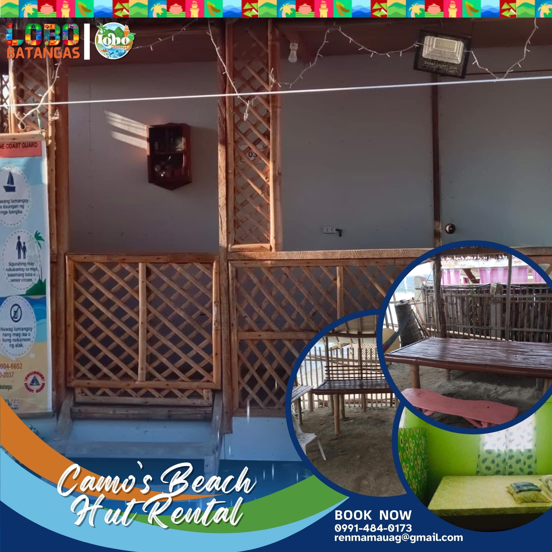 CAMO'S BEACH HUT RENTAL